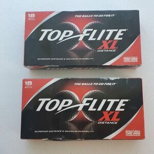 Nwt  Top‎ Flite XL Distance 18 Golf Balls 2 bundles of 18 each